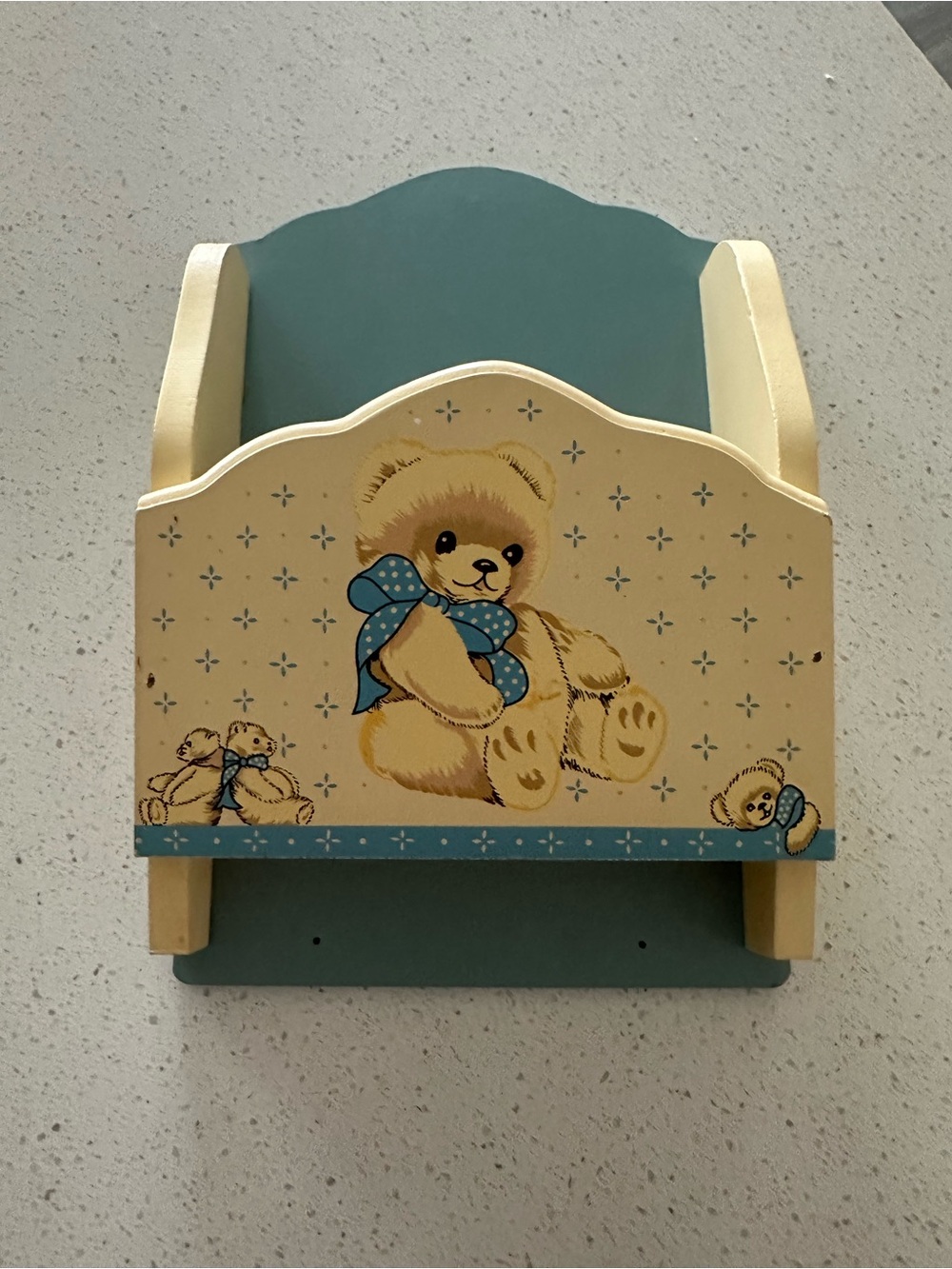 Country Bear by Tienshan Wood Mail Holder.